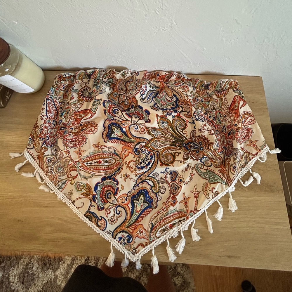 SHEIN Multicolor Paisley Tube top